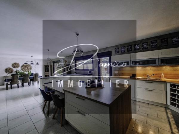 Maison individuelle haut de gamme plain-pied 214 m² avec sous-sol aménagé et vue campagne à avesnes-le-sec
