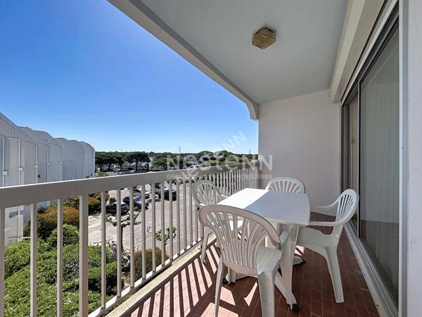 Port Camargue Secteur plage Sud Appartement type 2 plus cabine avec une belle terrasse