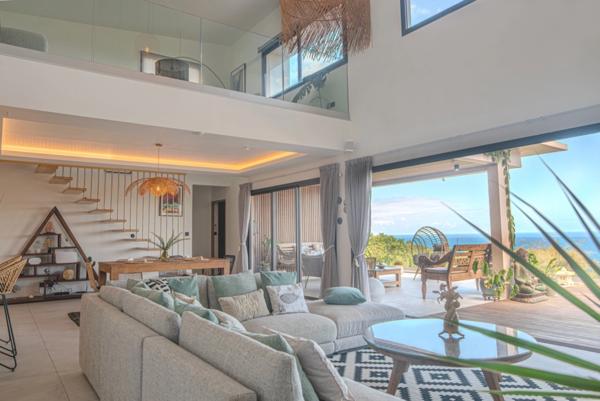 Villa T4/5 d’Exception – 168,35 m² + 58 m² d’annexes – Vue Mer Panoramique – Saint-Joseph (97480)