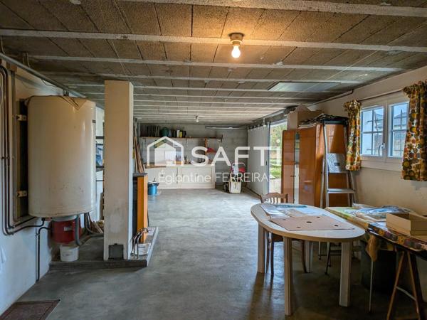 ISSOUDUN, PAVILLON T4 AVEC SOUS-SOL ET JARDIN