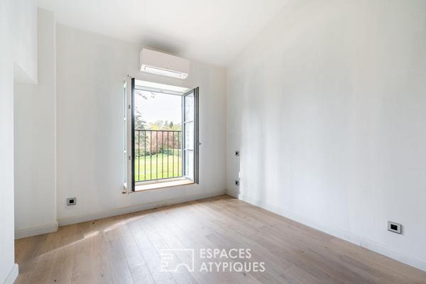 Maison de caractère rénovée grand jardin au sein d’une propriété du XIXe siècle