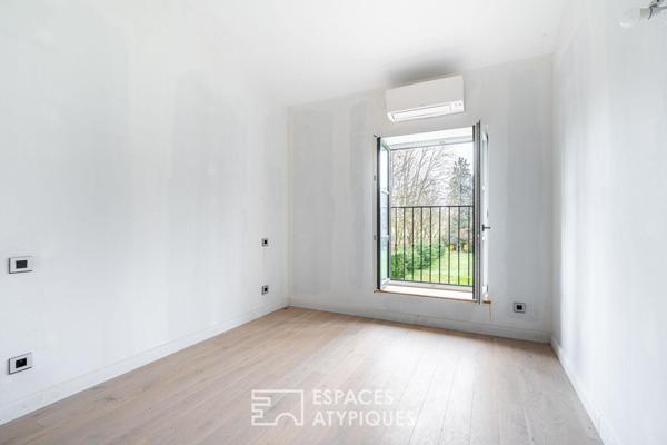 Maison de caractère rénovée grand jardin au sein d’une propriété du XIXe siècle