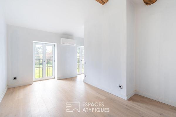 Maison de caractère rénovée grand jardin au sein d’une propriété du XIXe siècle