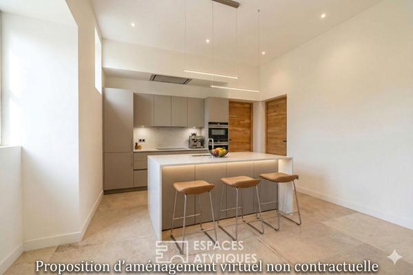 Maison de caractère rénovée grand jardin au sein d’une propriété du XIXe siècle