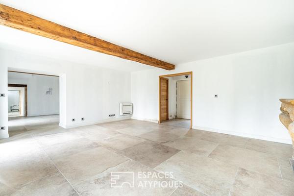 Maison de caractère rénovée grand jardin au sein d’une propriété du XIXe siècle