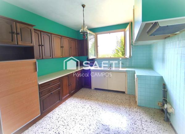 Maison de 1970,130m² sur un terrain de 1125m²