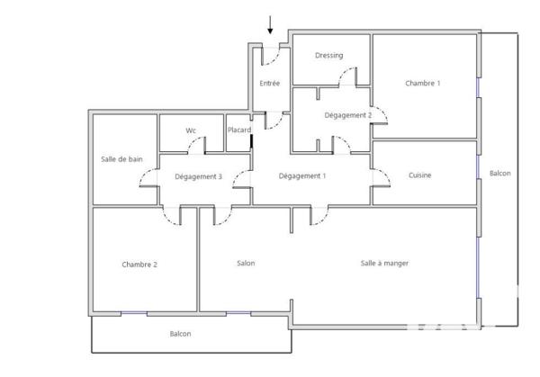 Appartement à vendre 4 pièces 86,56 m² Saint-Nazaire