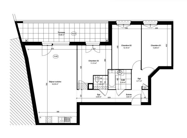 Appartement (neuf) à vendre 4 pièces 85 m² Château-Thierry