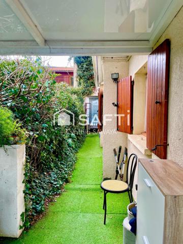 Maison T3 avec belle terrasse verdoyante de 27 m2 et place de parking dans garage
