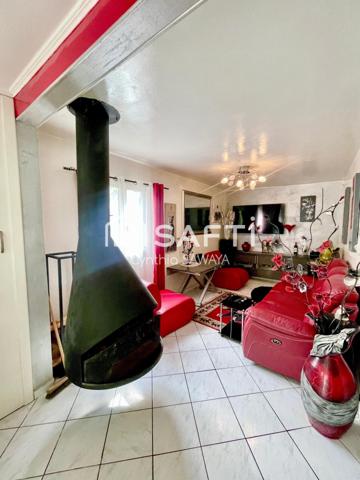 Maison T3 avec belle terrasse verdoyante de 27 m2 et place de parking dans garage