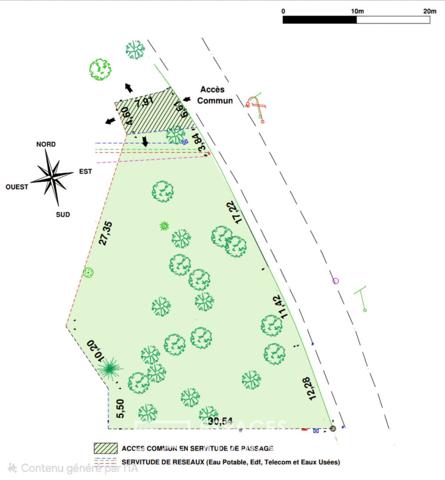 Terrain constructible à 10 km des plages landaises