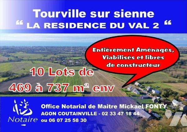 Lot N°4
Résidence du Val 2 à Tourville sur Sienne : terrain à bâtir dans une nouvelle résidenc...