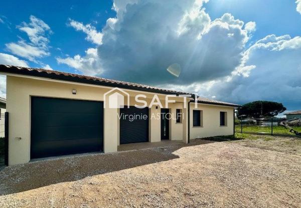 Belle maison contemporraine T4, sur une parcelle de 542 m2