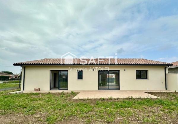 Belle maison contemporraine T4, sur une parcelle de 542 m2