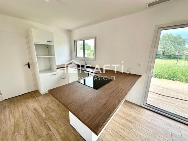 Belle maison contemporraine T4, sur une parcelle de 542 m2