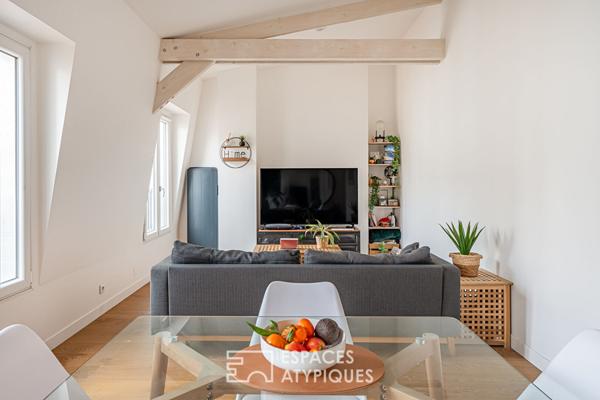 Dernier étage au volume généreux