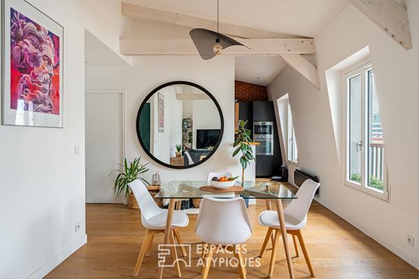 Dernier étage au volume généreux