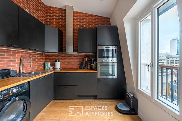 Dernier étage au volume généreux