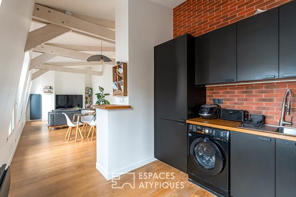 Dernier étage au volume généreux