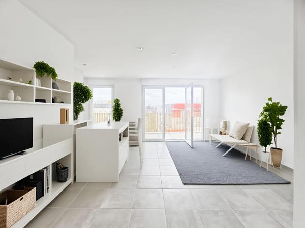 Angers /Ponts de Cé : Appartement T3 lumineux récent avec terrasse de 11,50 m2 et parking