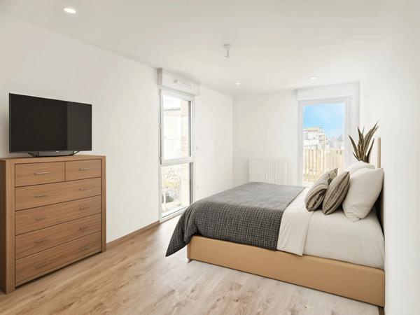 Angers /Ponts de Cé : Appartement T3 lumineux récent avec terrasse de 11,50 m2 et parking