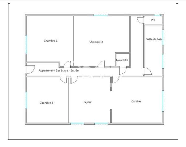 Grande maison de 284m2 à rénovée divisée en 3 appartements avec dépendances de 478m2 environ