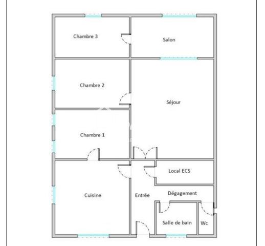 Grande maison de 284m2 à rénovée divisée en 3 appartements avec dépendances de 478m2 environ