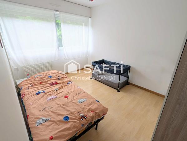 Appartement F4, double séjour, 3 chambres, cave