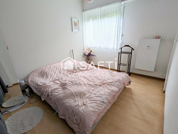 Appartement F4, double séjour, 3 chambres, cave