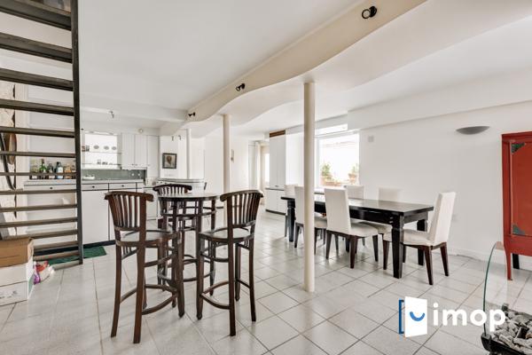 Magnifique triplex de 144m² sur cour pavée- Paris 13
