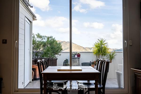 Superbe duplex avec terrasse panoramique sur Port-Vendres