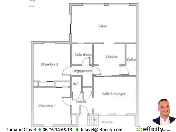 Maison 4 pièces - 82 m²