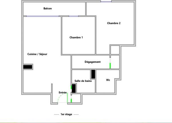 Appartement à vendre 3 pièces 59 m² Romainville