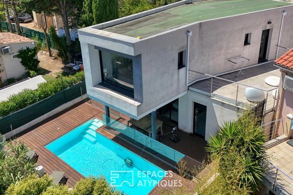 Villa contemporaine avec piscine