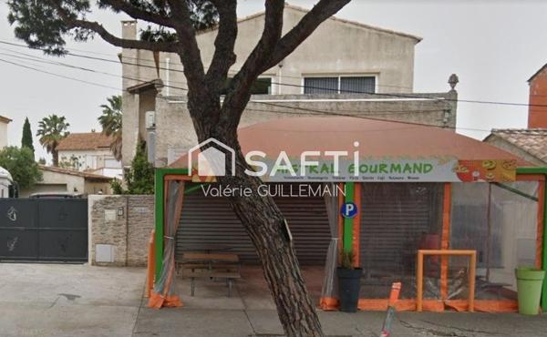 Maison de 200m² avec 4 chambres, garage piscine + local commercial tout commerce + Studio