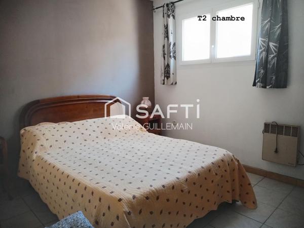 Maison de 200m² avec 4 chambres, garage piscine + local commercial tout commerce + Studio