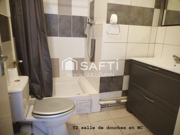 Maison de 200m² avec 4 chambres, garage piscine + local commercial tout commerce + Studio