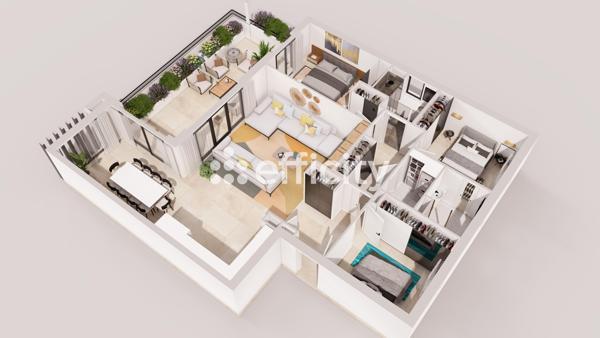 Appartement 4 pièces - 120 m²