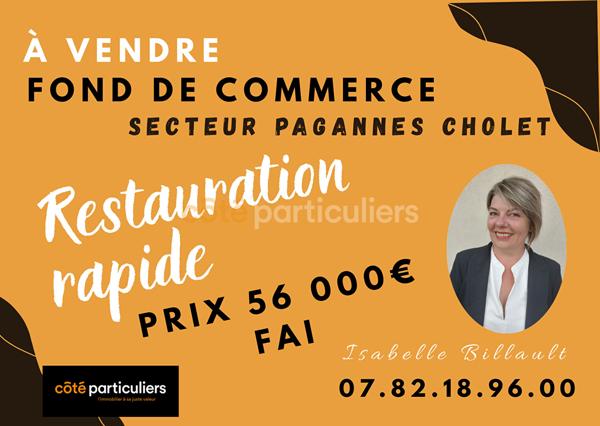 Vente
                Fonds de commerce140 m² - CHOLET (49300)