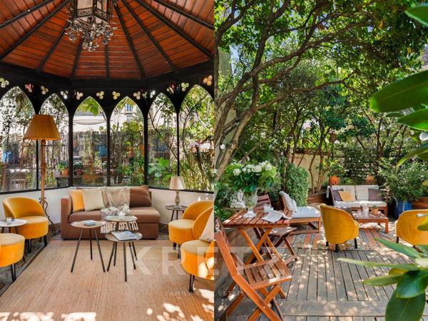 Paris XVIe – Hôtel particulier 1905 avec terrasse de 70 m² et ascenseur