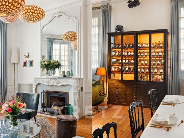 Paris XVIe – Hôtel particulier 1905 avec terrasse de 70 m² et ascenseur
