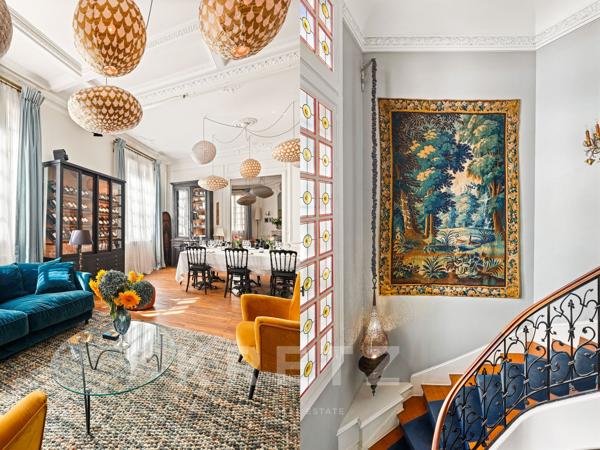 Paris XVIe – Hôtel particulier 1905 avec terrasse de 70 m² et ascenseur