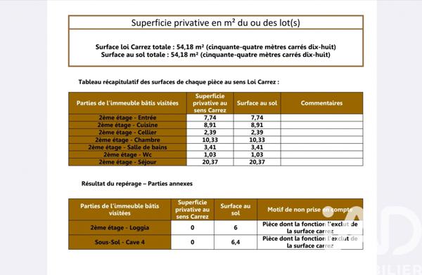 Appartement à vendre 2 pièces 54 m² Villeurbanne