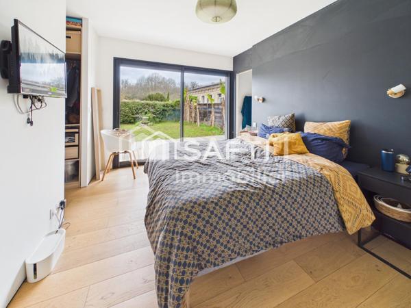 Maison familiale, grand terrain, plain-pied, 4 chambres.