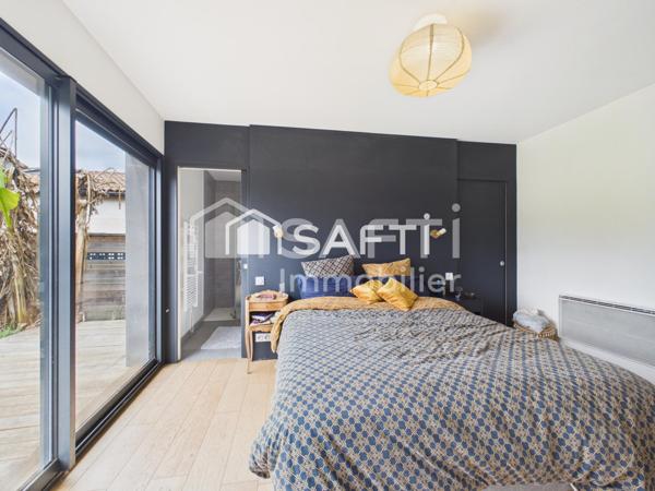 Maison familiale, grand terrain, plain-pied, 4 chambres.