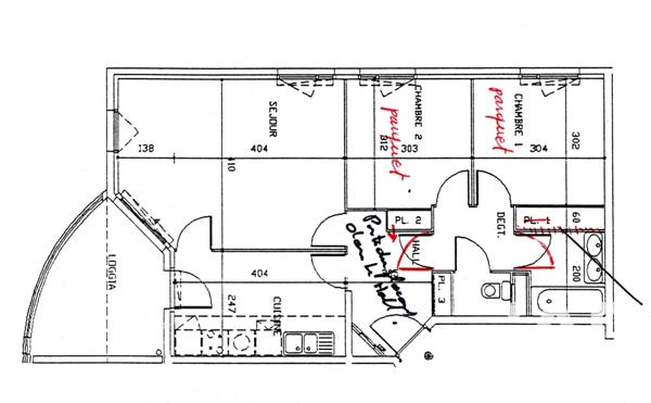 Appartement à vendre 3 pièces 65,61 m² Échirolles