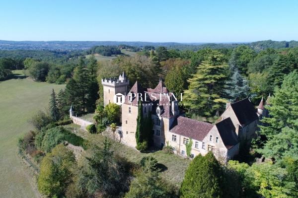 Étonnant château sur 60 hectares, au coeur du Périgord noir., LE BUGUE