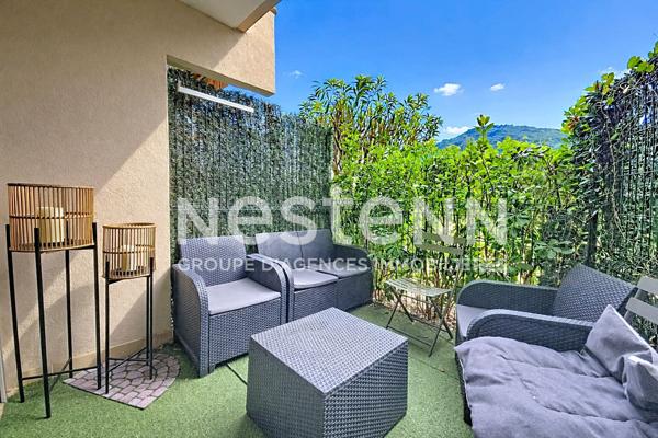 MANDELIEU : studio rez de jardin plein SUD