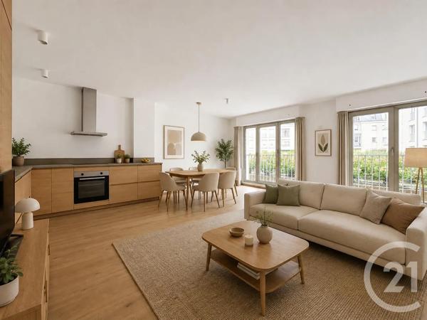 Appartement F3 à vendre  3 pièces - 72,29 m 2   CHARTRES  - 28