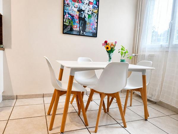 Appartement T3 de 69,48m2 au rez-de-chaussee Jardin Jean de Ockeghem, Tours , proche gare TGV, commerces, écoles